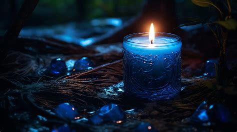 The Symbolism and Uses of Aquamarine Candles in Wiccan Spellwork